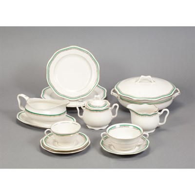 Lot 149 - J.S. Maier Co. Teal and Gilt Decorated...
