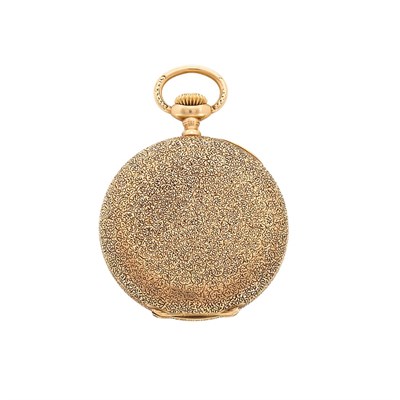 Lot 88 - Lady's Gold and Black Enamel Demi-Hunter Pendant-Watch, Patek Philippe & Co.