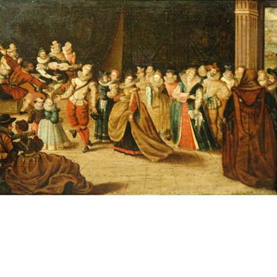 Lot 14 - Flemish School 17th Century Musicians and...