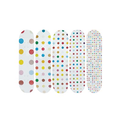 Lot 84 - Damien Hirst SKATEBOARD DECKS Complete set of...
