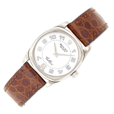 Lot 177 - Lady's White Gold 'Cellini' Wristwatch, Rolex