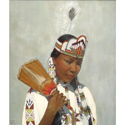 Lot 42 - Lunda Lou Hoyle Gill American, 1928-2003 Kiowa...
