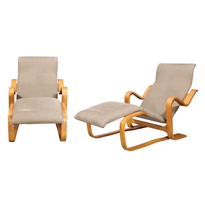 Lot 298 - Marcel Breuer Hungarian, 1904-1981 Pair of...