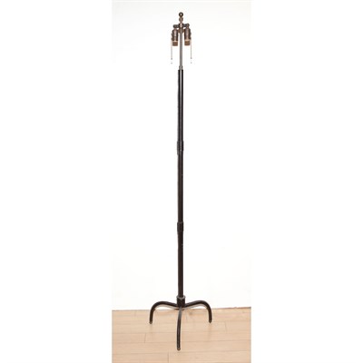 Lot 324 - Jacques Adnet French, 1901-1984 Floor Lamp,...