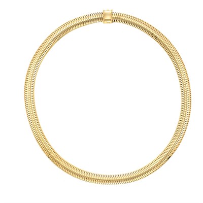 Lot 260 - Gold Snake Chain Necklace