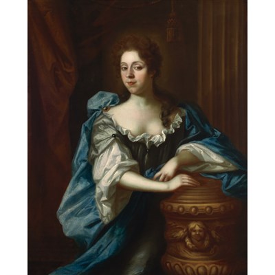 Lot 36 - School of Sir Peter Lely Portrait of Lady...