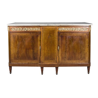 Lot 560 - Louis XVI Style Gilt-Metal Mounted Mahogany...
