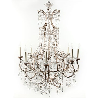 Lot 338 - Transitional Louis XV/XVI Style Eight-Light...