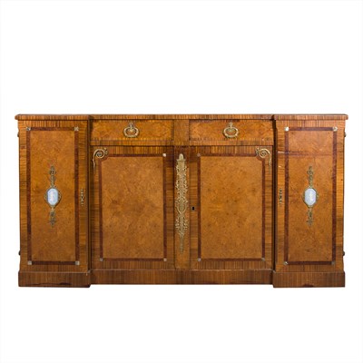 Lot 156 - Empire Style Gilt-Bronze and Pottery Mounted...