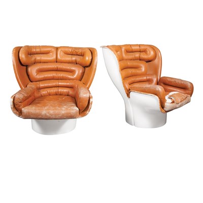 Lot 258 - Joe Cesare Colombo Italian, 1930-1971 Pair of...