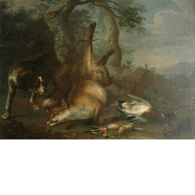 Lot 54 - Manner of Jan Baptist Weenix Still Life of...