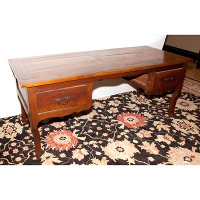 Lot 318 - Continental Rococo Style Fruitwood Bureau Plat...