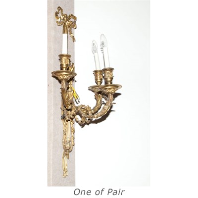 Lot 269 - Pair of Louis XVI Style Gilt-Bronze...