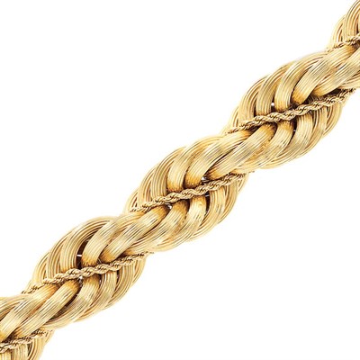 Lot 440 - Twisted Gold Bracelet, Tiffany & Co.