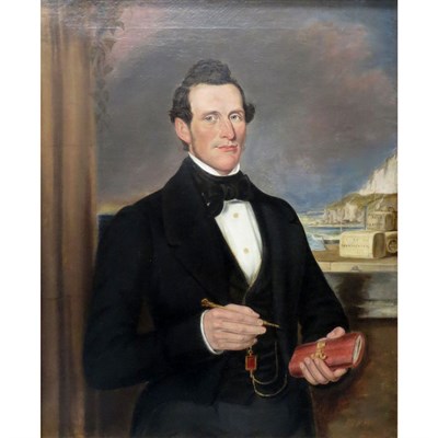 Lot 59 - English School 19th Century Portrait of a...