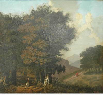 Lot 18 - Continental School 19th Century Figures in a...