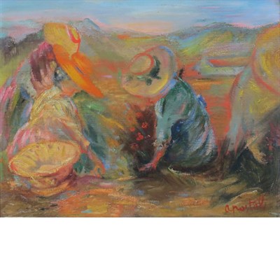 Lot 2 - Gigorii Apostoli Romanian, 1897-1930 Gleaners...