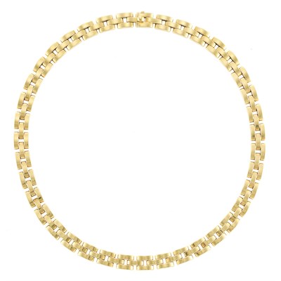 Lot 638 - Gold 'Panther' Necklace, Cartier