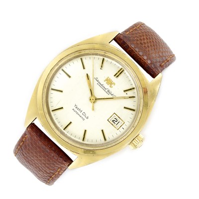 Lot 100 - Gentleman's Gold Wristwatch, International Watch Co., Schaffhausen