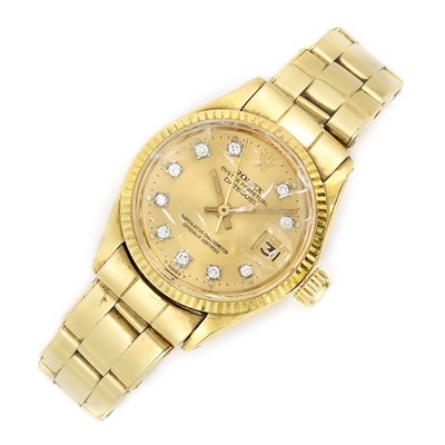 Lot 69 - Lady's Gold Wristwatch, Rolex