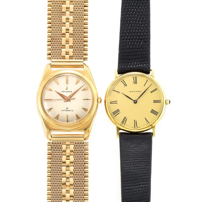 Lot 104 - Two Gentleman's Gold Wristwatches