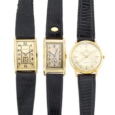 Lot 99 - Three Gentleman's Gold Wristwatches