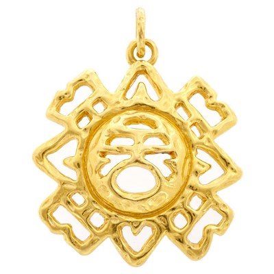 Lot 346 - Gold Sun Pendant, Tiffany & Co.