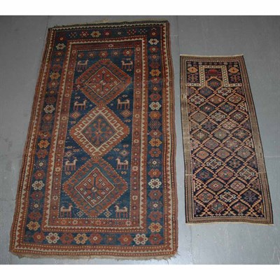 Lot 550 - Two Caucasian Rugs A Kazak Rug; And a Akstafa...