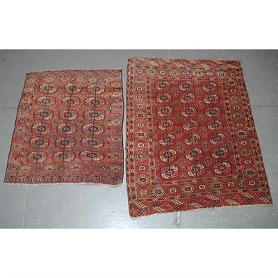 Lot 492 - Two Tekke Bokhara Rugs West Turkestan, circa...