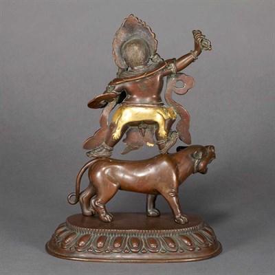 Lot 41 - Inner Mongolian Parcel Gilt-Bronze of...
