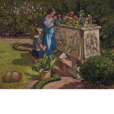 Lot 86 - Wilfred Peter Glud Danish, 1872-1946 In the...