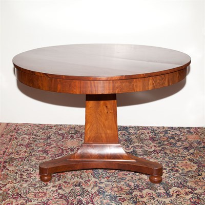 Lot 402 - Louis Philippe Mahogany Center Table Mid 19th...