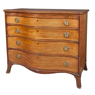 Lot 520 - George III Mahogany Chest of Drawers 18th/19th...