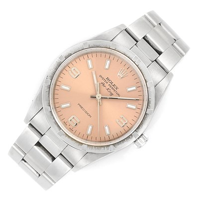 Lot 173 - Gentleman's Stainless Steel 'Air-King' Wristwatch, Rolex