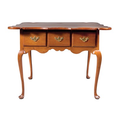 Lot 161 - Queen Anne Maple Dressing Table New England...