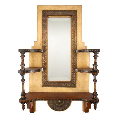 Lot 327 - Attributed to Carlo Bugatti Mirror, circa 1900...