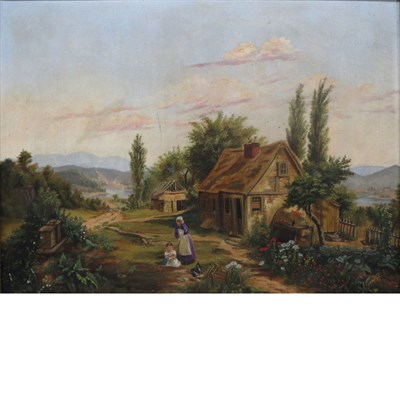 Lot 3 - American School 20th Century Feeding the...