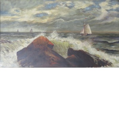 Lot 4 - American School 19th/20th Century Crashing...