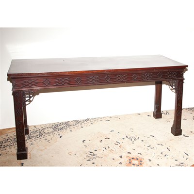 Lot 331 - George III Style Mahogany Hall Table The...