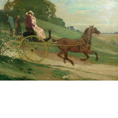 Lot 34 - Joseph Walter West British, 1860-1933 Spring...