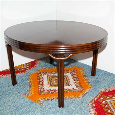 Lot 310 - Chinese Style Mahogany Dining Table Including...