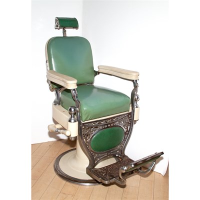 Lot 102 - Theo A. Kochs Company Barber's Chair Chicago...