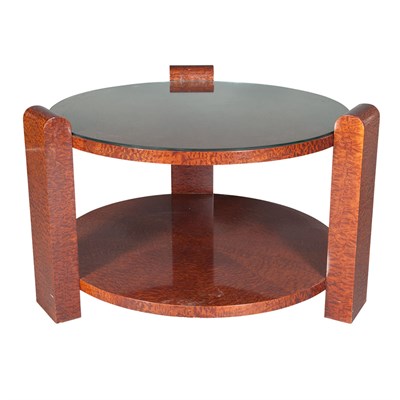 Lot 279 - 20th Century Design Burl Wood Low Table Height...