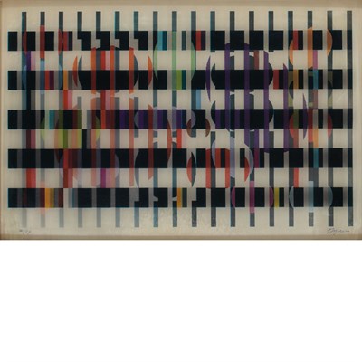 Lot 129 - Yaacov Agam (b. 1928) COMPOSITION Agamograph,...