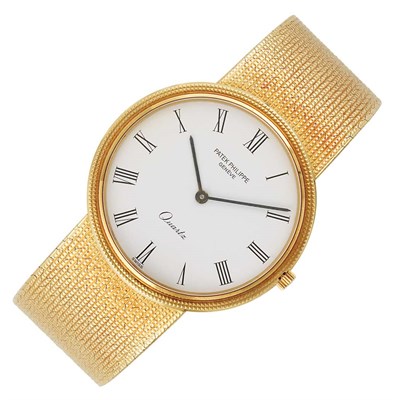 Lot 420 - Gentleman's Gold 'Calatrava' Ref. 3744/1 Wristwatch, Patek Philippe & Co.