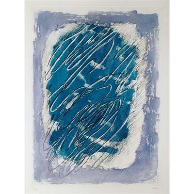 Lot 135 - Jean Fautrier (1898-1964) ECRITURE SUR FOND...