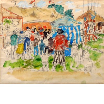 Lot 14 - Gifford Beal American, 1879-1956 County Fair...
