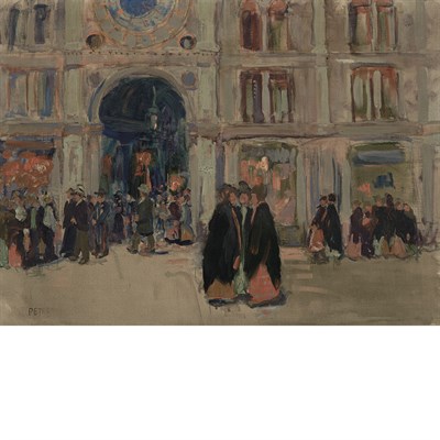 Lot 73 - Jane Peterson American, 1876-1965 Outside the...