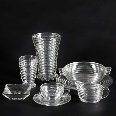 Lot 300 - 20th Century Design Set of Glassware, in the...