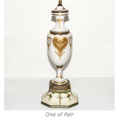 Lot 570 - Pair of Neoclassical Style Gilt Decorated...